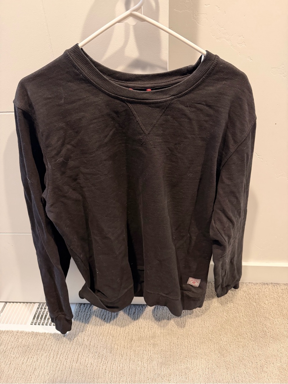 Iron & Resin Black Crewneck Sweatshirt